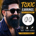 Toxic Steel Earrings for Men & Women | Stainless Steel Bali Earrings