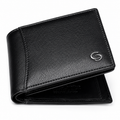 Men’s Premium Brown Genuine Leather Bi-Fold Wallet with RFID Blocking