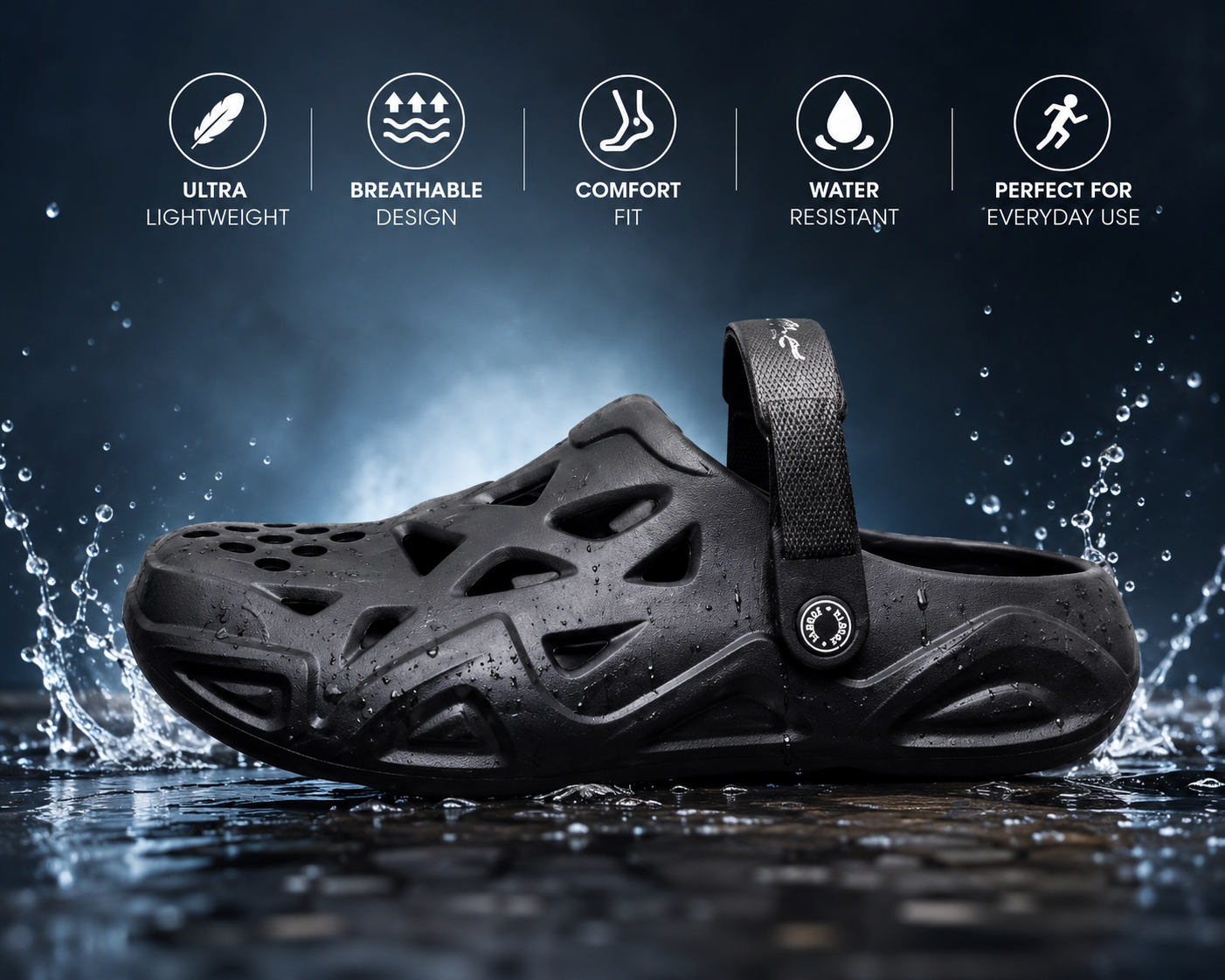 Men’s Lightweight EVA Clogs | Comfortable Anti-Slip Slip-On Sandals