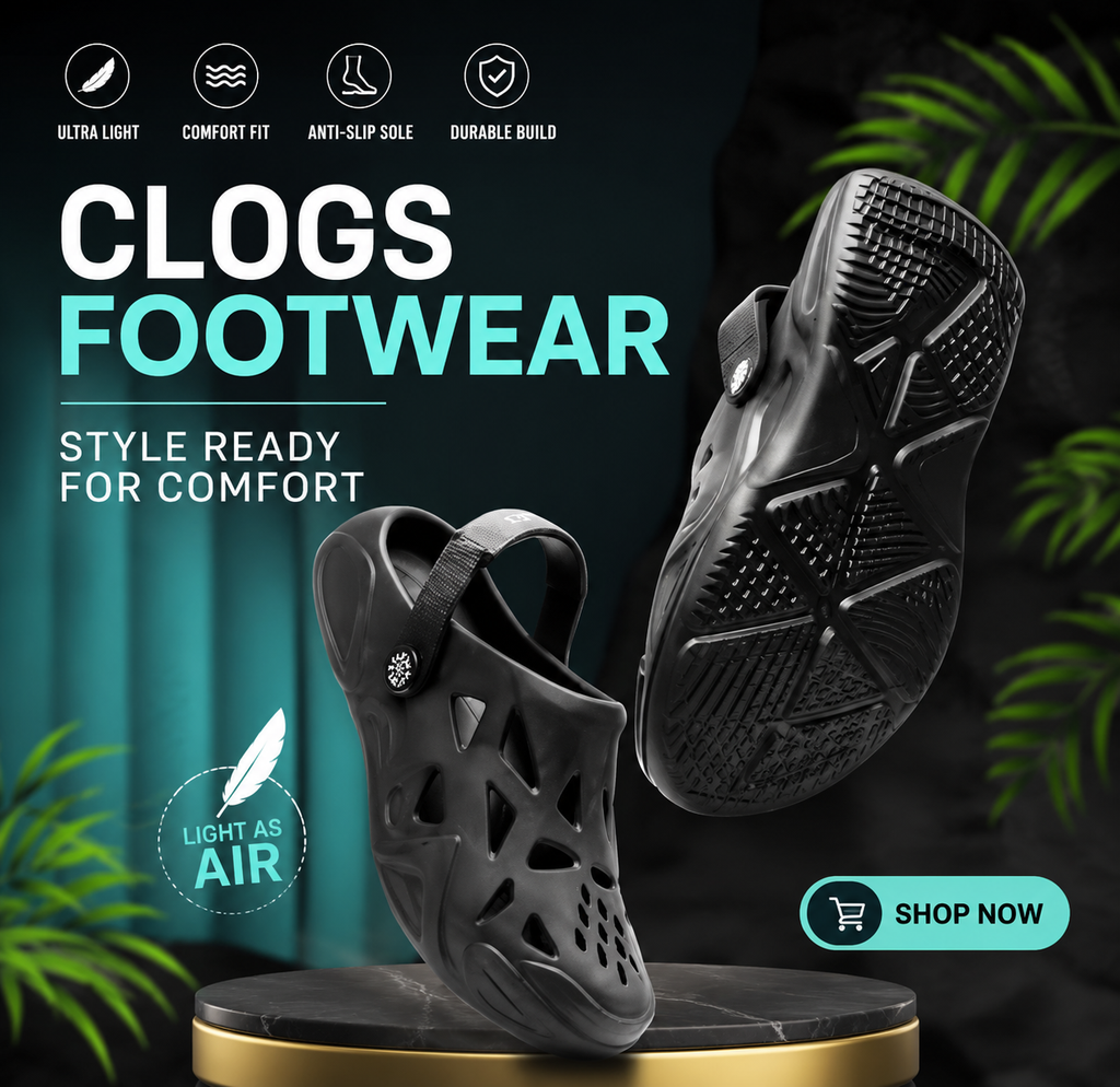 Men’s Lightweight EVA Clogs | Comfortable Anti-Slip Slip-On Sandals