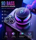 Mini Portable Wireless Bluetooth Speaker with LED Light | Metallic Finish | Type-C Charging