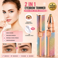 2-in-1 Rechargeable Facial Hair Remover & Eyebrow Trimmer for Women