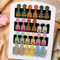 12 Pairs Multicolor Oxidized Jhumka Earrings for Women | Ethnic Jewellery Set