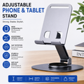 360° Rotating Foldable Mobile Stand | Adjustable Metal Phone Holder