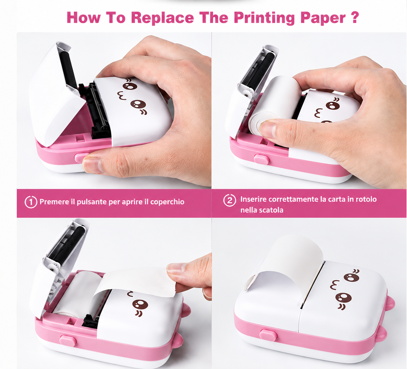 Mini Thermal Printer | Bluetooth Inkless Pocket Printer