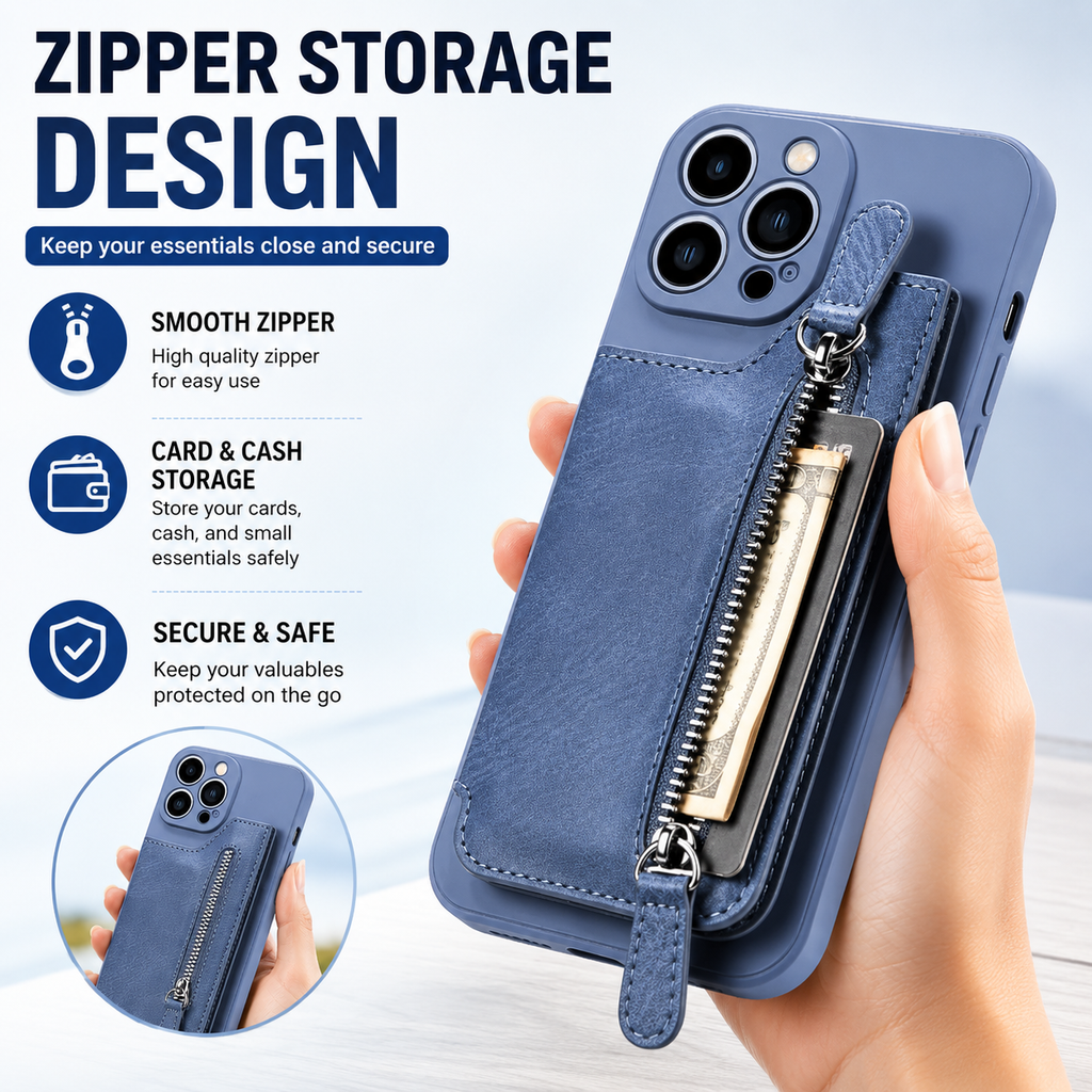 Multi-Functional Silicone Stick Wallet Case for iPhone & Android – Card Holder Phone Cover