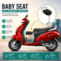 Portable Baby Seat for Scooter | Child Safety Front Seat Attachment for Bikes & Scooters