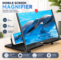 Mobile Phone Screen Magnifier Stand | 3D HD Smartphone Screen Enlarger for Movies, Videos & Reading