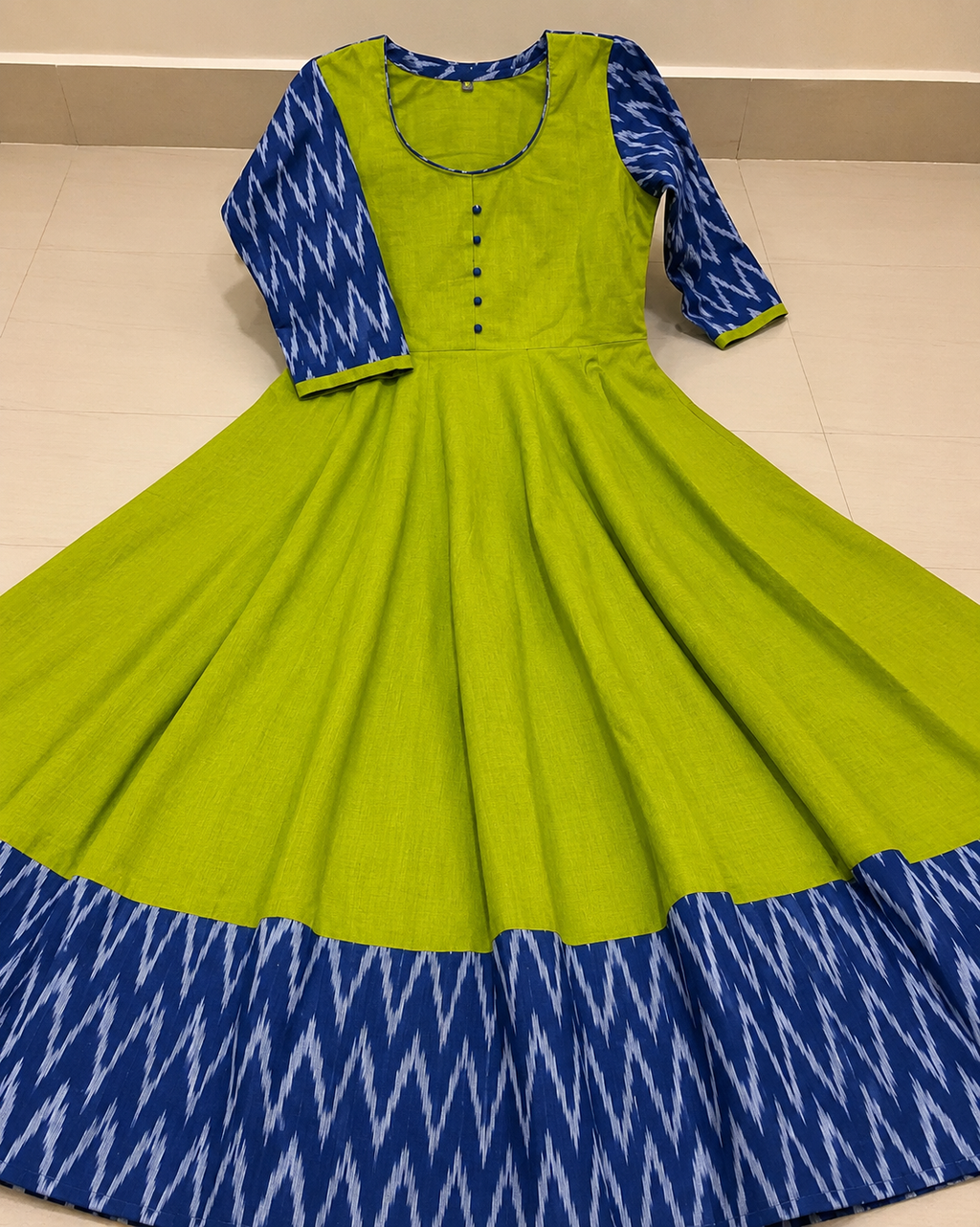 Classic Designer Women's Cotton Gown Dress | Elegant Casual & Party Wear Long Gown for Women