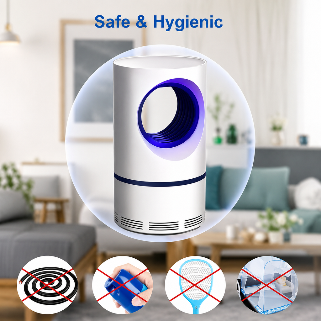 Mosquito Killer Lamp USB Electric Bug Zapper Indoor Mosquito Trap Night Light