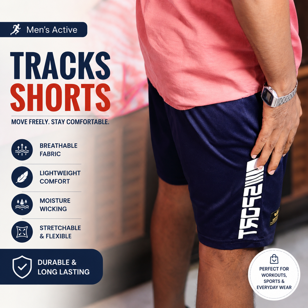 Men's Sports Gym Shorts | Lycra Stretch | Pack of 3 | Lightweight Running & Workout Shorts